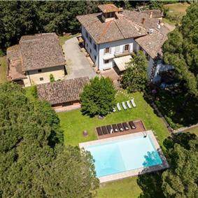 8 Bedroom Villa with Pool near Certaldo, Tuscany, Sleeps 14 - 15